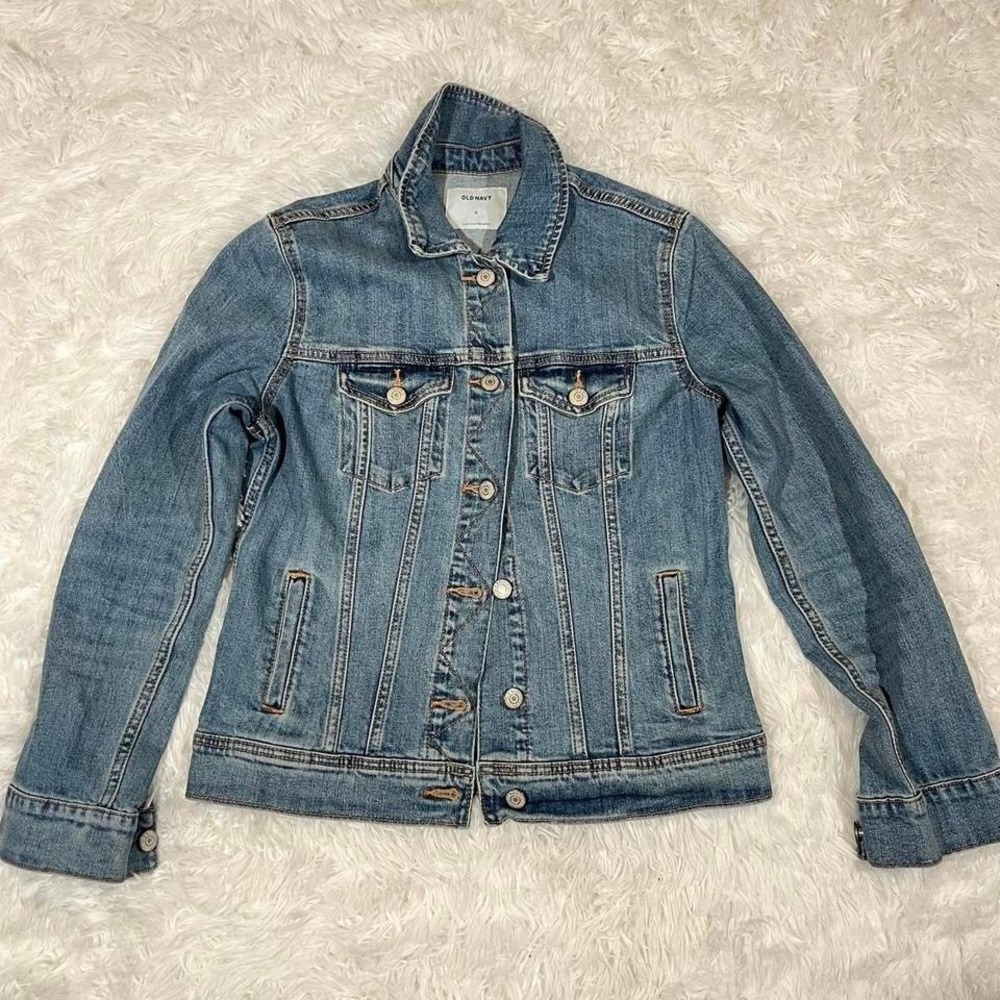 Old‎ Navy Womens Denim Jacket Size S Jean Jacket Classic Casual